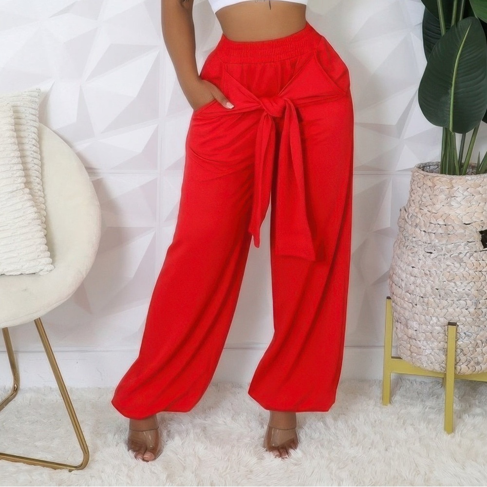 High-waisted Stretch Pants